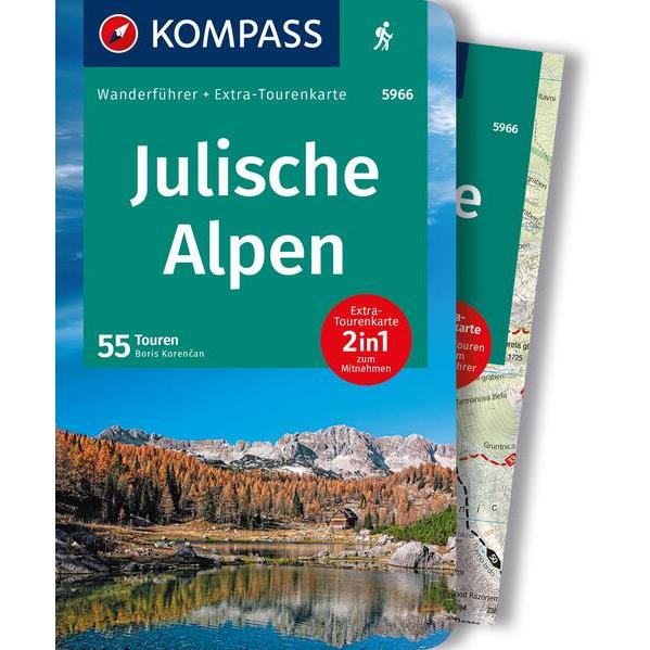 Wanderführer Julische Alpen, 55 Touren, Landkarte