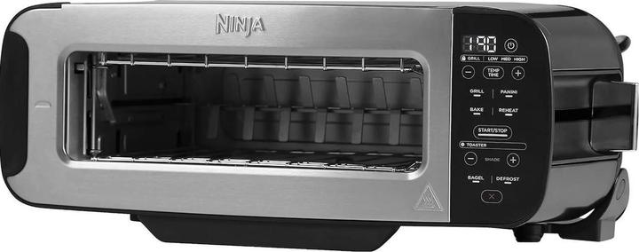 Image du produit Ninja 3-in-1 Multifunctionele Toaster, Grillplaat en Panini Maker - 7 Roosterstanden - RVS - ST202EU