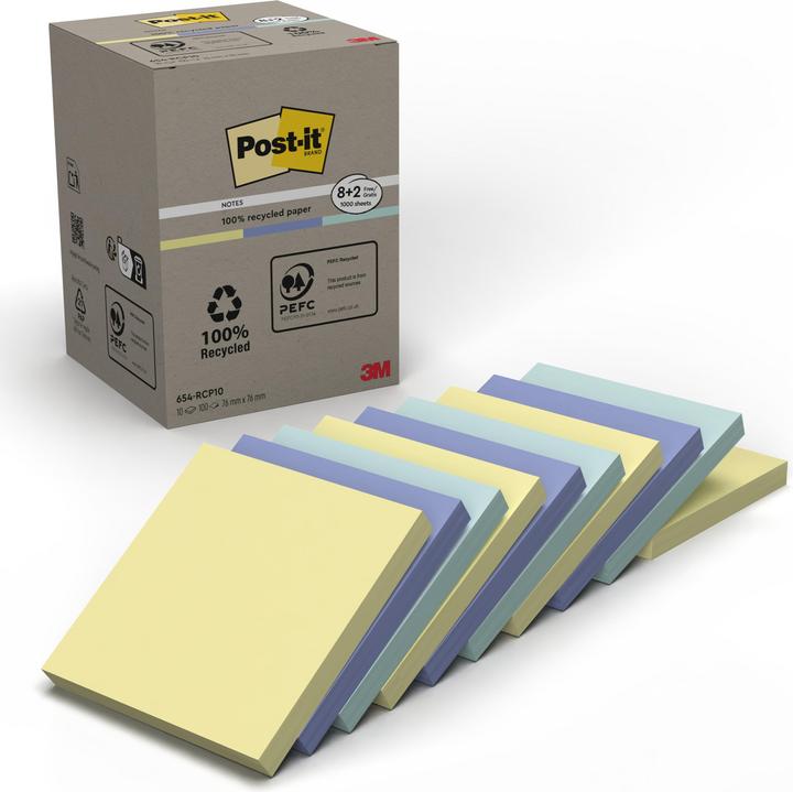 Image du produit Post-it Bloc-notes (76 x 76 mm)