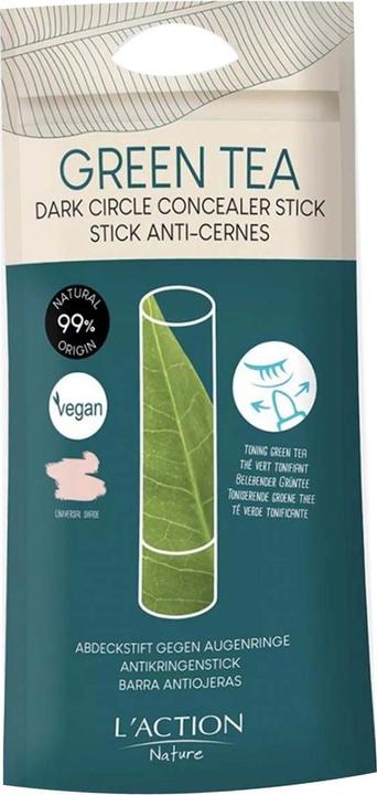 Actual product image L'Action Paris Dark Circle Concealer Stick Matte Finish for Dark Circles (Blanc / Vert, Multicoloured)