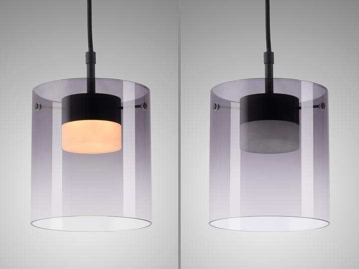 Actual product image Just Light LED-Pendelleuchte 14042-18, 7,5W, 800lm, 3000K, schwarz (800 lm)