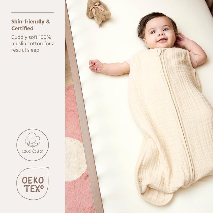 Produktbild Meyco schlafsack - pre-washed musselin (60 cm, Sommer)