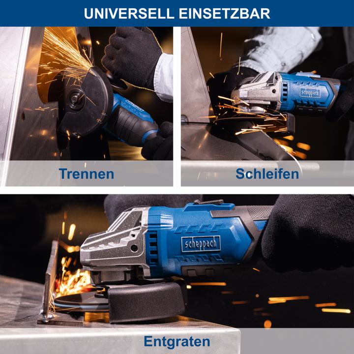 Actual product image Scheppach Cordless angle grinder C-AG125-X (DIY) (125 mm)