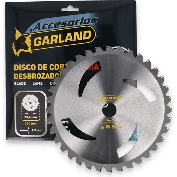 Garland, Lama, Brushcutter cutting blade, 36 teeth, ø230 x 25.4 x 1.3 mm