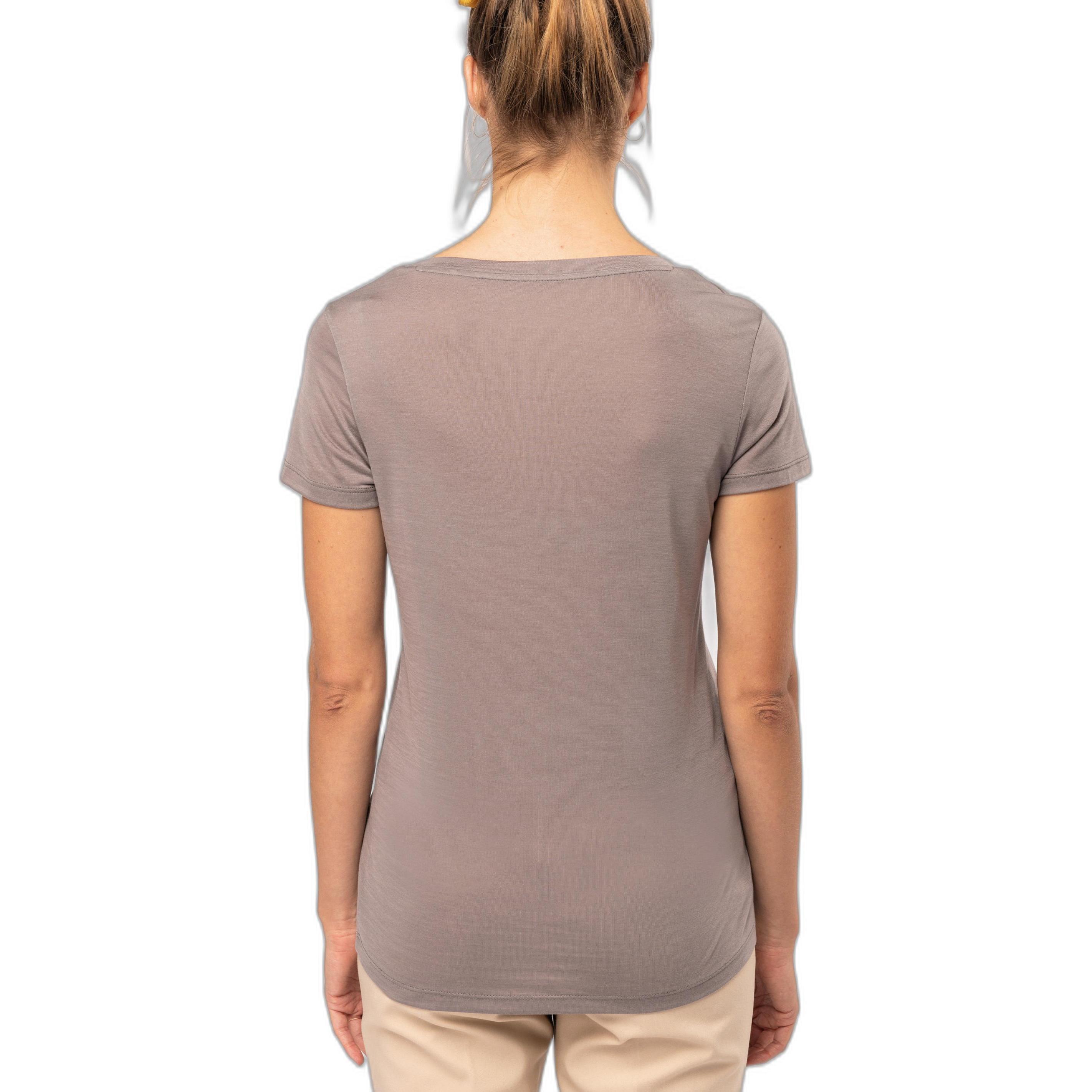 Thumbnail - Kariban, Damen, Shirt, Lyocell Tencel™, Grau, (XS)