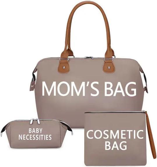 Immagine prodotto Only-Bags.Store 3pcs/set grosse Kapazität multifunktionale Reisetaschen, wasserdicht Windel Tasche, tragbare Mutter