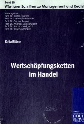Produktbild Wertschöpfungsketten im Handel (Deutsch, Katja Bittner, 2009)