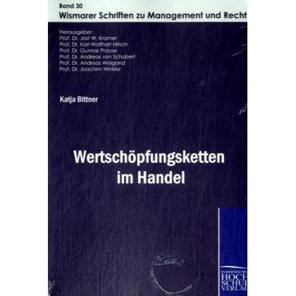 Wertschöpfungsketten im Handel, Fachbücher von Katja Bittner