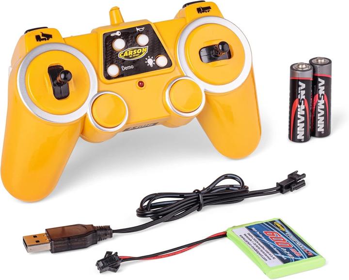 Actual product image Carson Modellsport 907669 1:20 Dump Truck Volvo A40G 100% RTR 1:20 Electric RC (RTR Ready-to-Run)