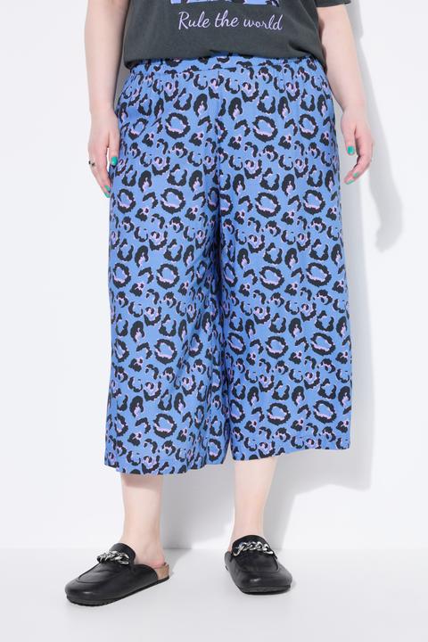 Produktbild Studio Untold Culotte, Wide Legs, Leoprint, Elastikbund (48)
