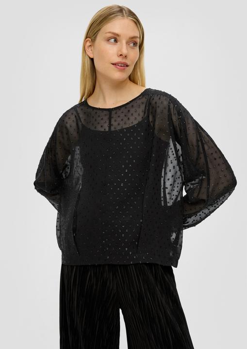 Immagine prodotto s.Oliver Bluse Chiffonbluse mit Fledermausärmeln (42)