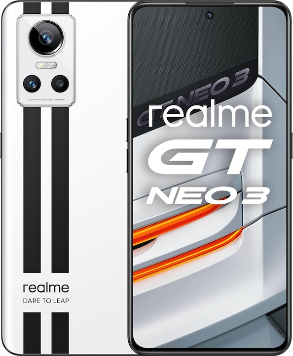 Produktbild realme GT Neo 3 (256 GB, Sprint White, 6.70", Dual SIM, 50 Mpx, 5G)