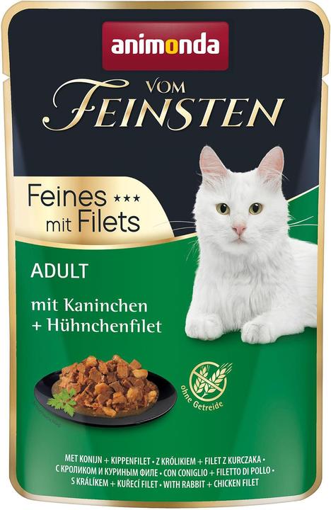 animonda Vom Feinsten Kaninchen & Hühnchenfilet, 85g (Adult, 1 Stk., 85 g)
