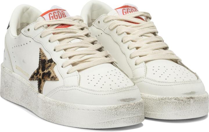 Produktbild Golden Goose sneakers ball star 2 in white leather with ponyskin star (37)