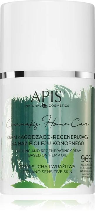 Actual product image Apis Natural Cosmetics Apis - Cannabis Home Care soothing and regenerating cream based on hemp oil 50ml (50 ml)