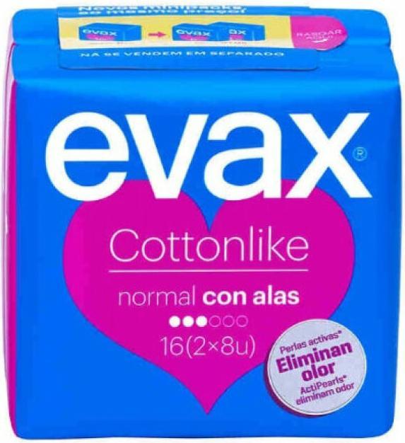 Image du produit Evax COTTONLIKE compresas normal alas 16 uds (16 x)
