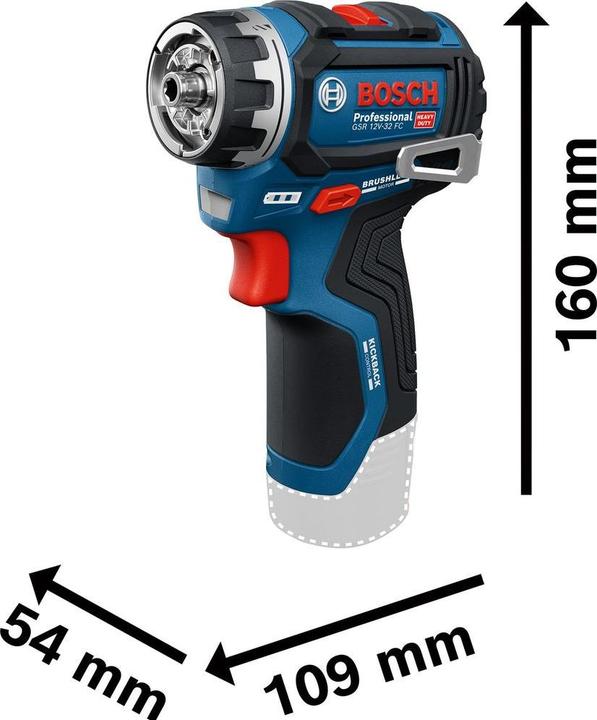 Productafbeelding Bosch Professional GSR 12V-32 FC (Boorschroevendraaier)