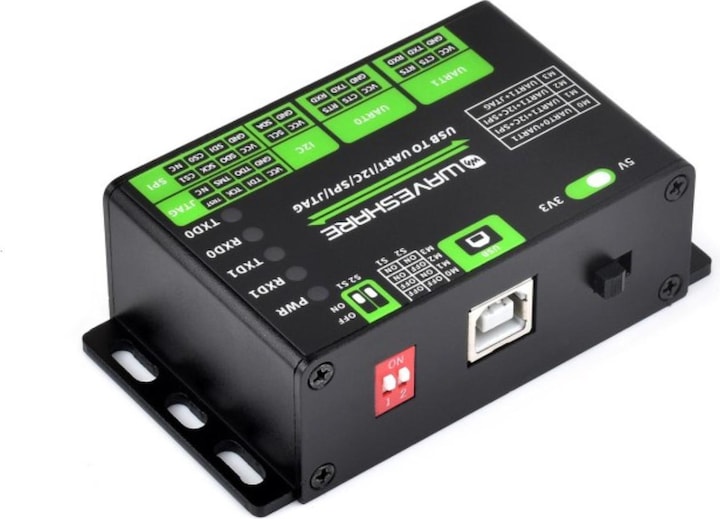 Actual product image WaveShare Industrial USB to UART/I2C/SPI/JTAG converter