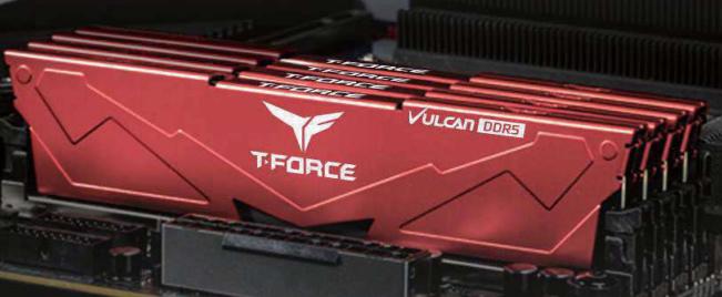 Produktbild Team Group D516GB 5200-40 Vulcan bk TEM (1 x 16GB, 5200 MHz, DDR5-RAM, DIMM)