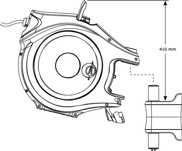 Actual product image Hozelock Garden hose reel Flow Max wall hose box 30m (28 m)