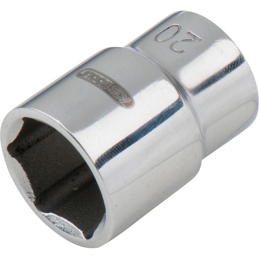 KS Tools, Steckschlüssel + Stecknuss, Edelstahl 1/4" Stecknuss (12 mm)