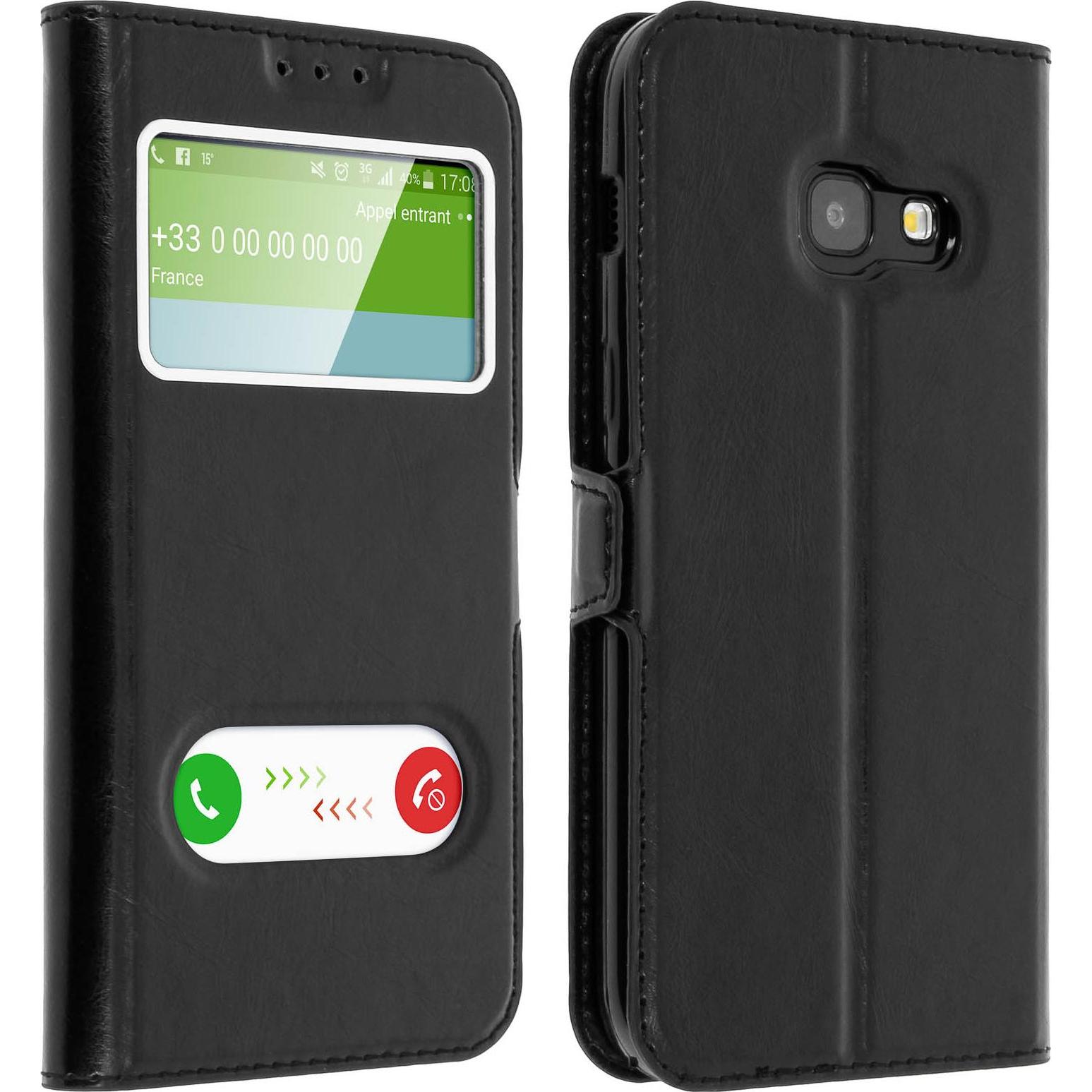 Avizar Towind Series (Samsung Galaxy A3 (2017)), Smartphone Hülle, Schwarz