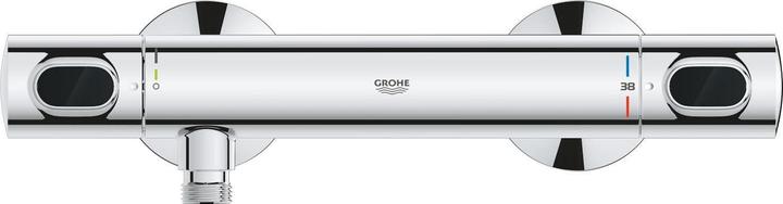 Produktbild Grohe Precision Flow QuickFix Thermostat-Duscharmatur und Vitalio Start 110 Brausestangenset, Länge 600mm