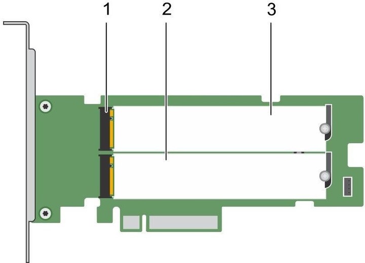 Actual product image Dell BOSS controller card Full Height Customer Kit