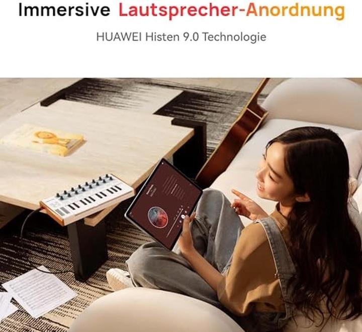 Produktbild Huawei Tablet mit Stift, Eye Comfort Display, langer Akkulaufzeit und Kindermodus (4G, 11", 128 GB, Nebula gray)