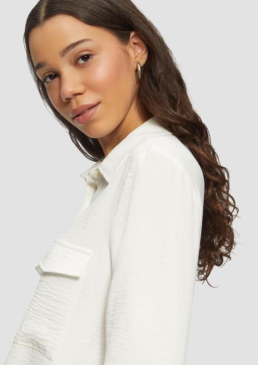 Produktbild S.Oliver Bluse Lässige Hemdbluse mit aufgesetzten Taschen (44)