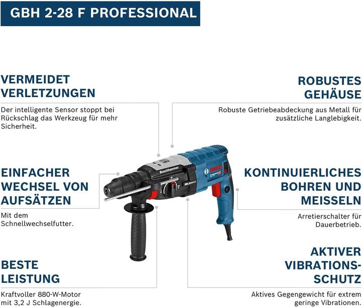 Actual product image Bosch Professional GBH 2-28 F Rotary hammer drill