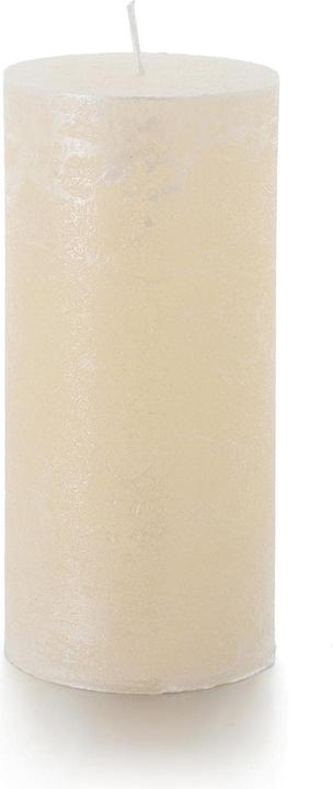 Actual product image Balthasar Cylinder Candle Rustico 15 x 7 cm, Old White (1 pcs.)
