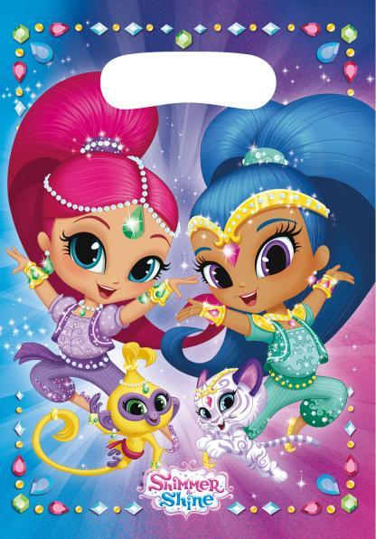 Immagine prodotto Amscan Borse regalo Shimmer and Shine (8 pz.)