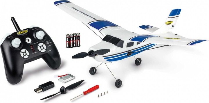 Actual product image Carson RC Sport Plane 2.4 G 100% RTR blue (Aerobatics)