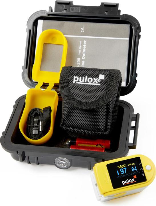 Image du produit Pulox Oxymètre de pouls PO-200 jaune