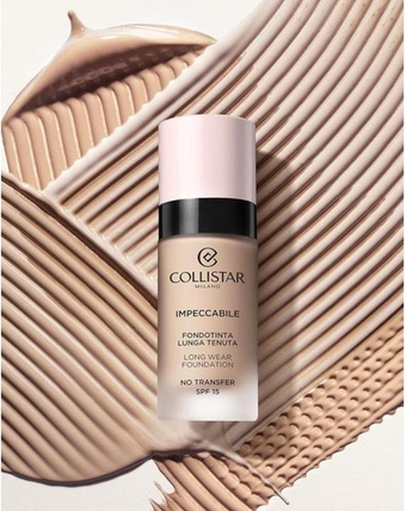 Actual product image Collistar Impeccabile Long Wear Foundation Spf 15 1r - Pink Ivory 30ml (1R)