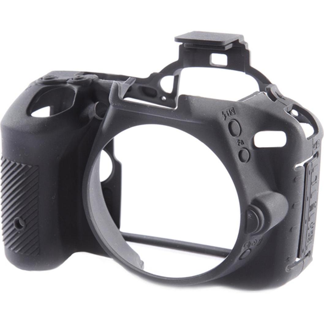 easyCover Silikon-Schutzhülle für Nikon D5500 / D5600 (Hülle, D5500, D5600), Kameraschutz, Schwarz