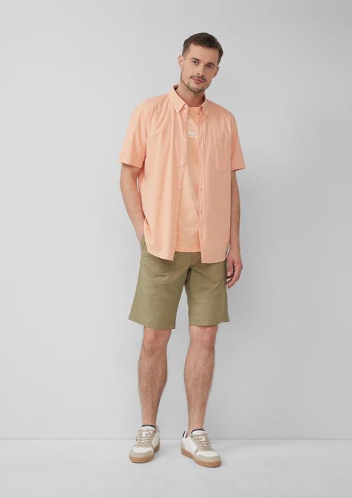 Image du produit S.Oliver Hemd Regular Fit: Kurzarmhemd mit Struktur-Streifen und Button-Down-Kragen (XL)