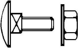 Actual product image Niedax Screw (50 Screws per piece)