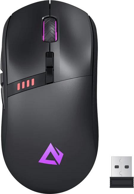 Produktbild Aukey GM-F5 Optical, RGB LED light, Black, Gaming mouse, Wireless (Kabelgebunden)