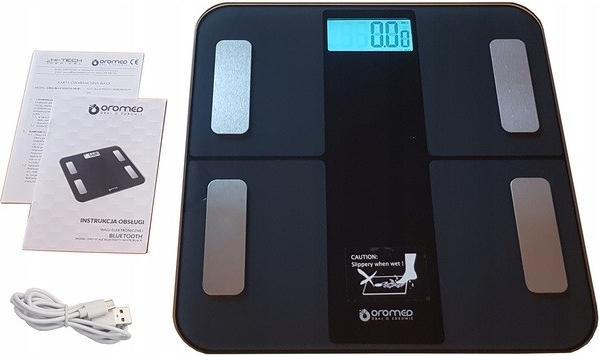 Produktbild Oromed ORO-SCALE BLUETOOTH Quadratisch Elektronische Personenwaage (180 kg)