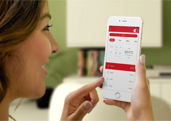 Image du produit Konjac Sponge Thermostat de radiateur Hihome Smart Zigbee