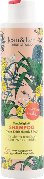 Jean & Len Aloe Vera e Basilico, Shampoo, 300 ml (300 ml, Shampoo liquido)