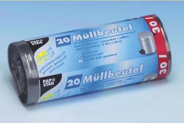 Produktbild Papstar Abfallbeutel (20 x, 30 l)