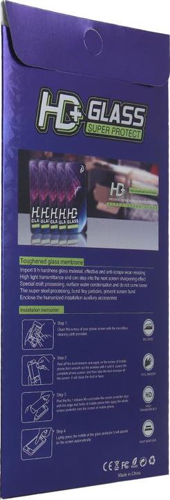 Actual product image OEM Tempered glass 9D for Samsung Galaxy S25 Plus