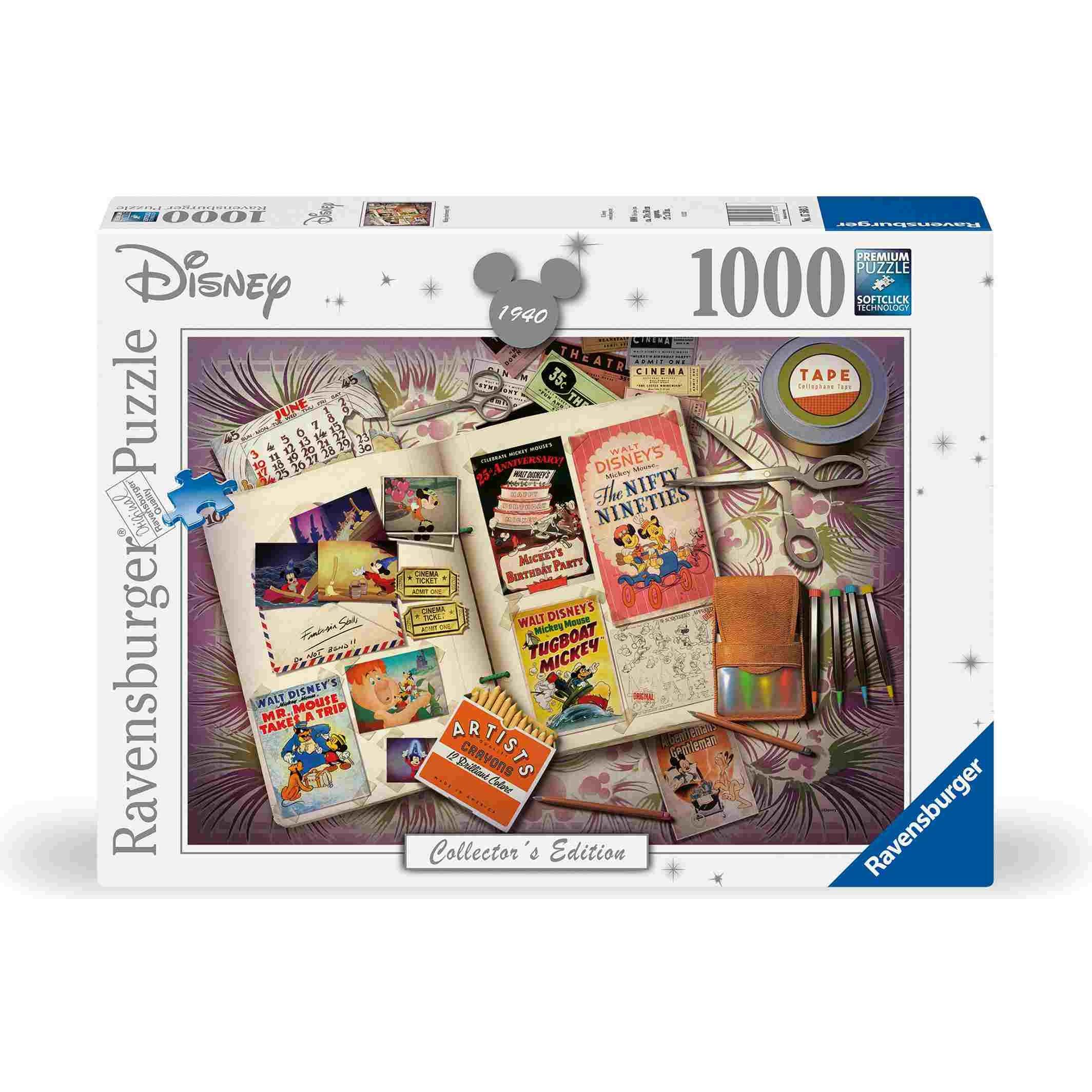 Ravensburger Puzzle 17583 - 1940 Mickey Anniversary - 1000 Teile Disney Puzzle für Erwachsene und (1000 Teile)
