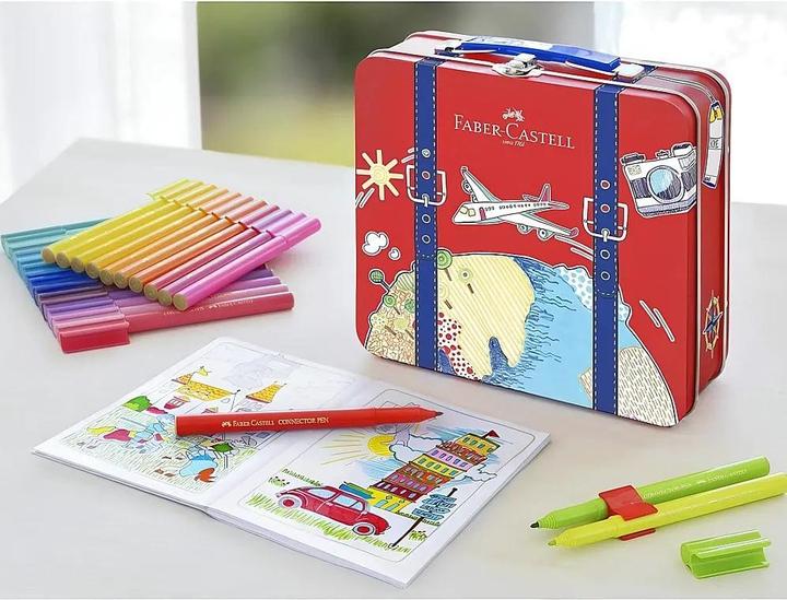 Actual product image Faber-Castell Felt tip pens Connector Travel case (40x)