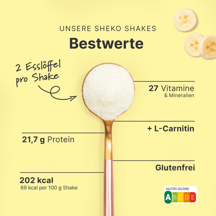 Produktbild Sheko Shake (Banane, 1 Stk., 378 g)