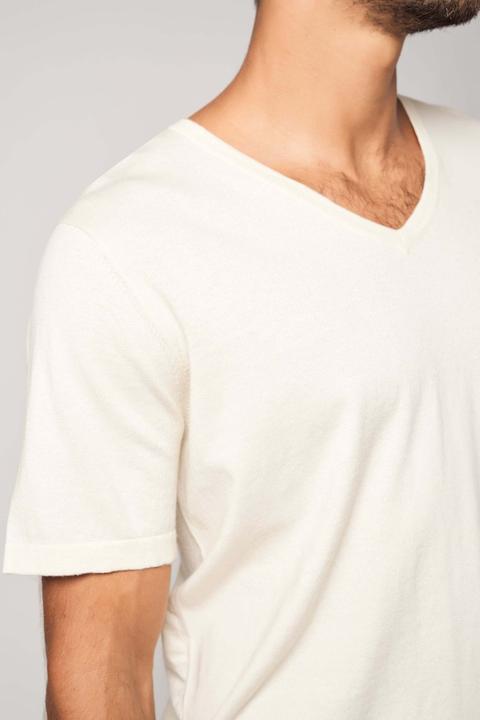 Produktbild Bellemere T-Shirt V-Neck Cotton Cashmere T-Shirt (S)