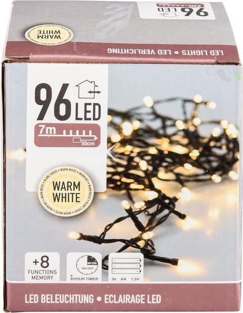 Productafbeelding FT Lichtketting 96 LED, warm wit (7.70 m)